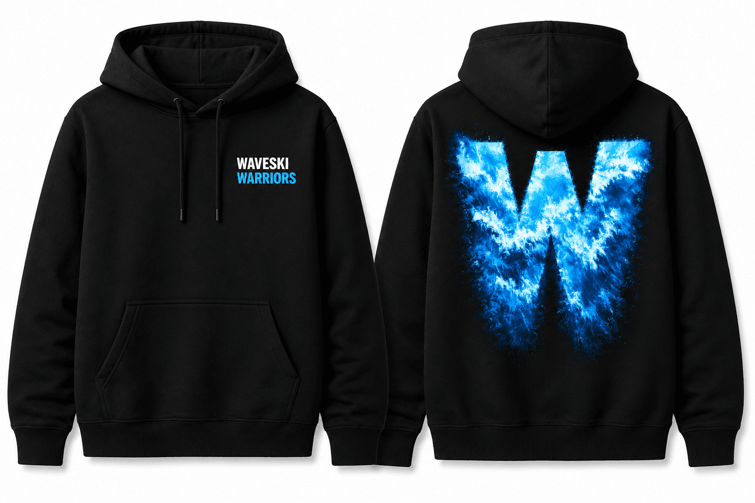 The W Hoodie front and back